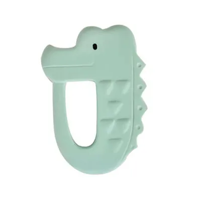 Image de Tikiri Anneau de dentition Crocodile Caoutchouc naturel Jouets pour bébé