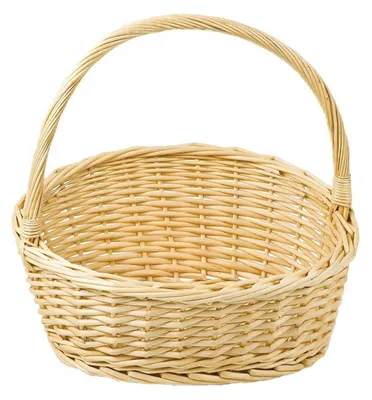 1 Geschenkkorb Präsentkorb natur Handkorb Weidenkorb 48 x 40 x 15 cm