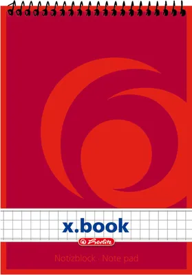Zdjęcie produktu dla Herlitz Spiralnotizblock A6 50 Blatt kariert