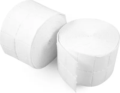 Produktbild von INLAQ® 1000 Stück Zelletten | 8-lagige Fusselfreie Zelletten-Pads | staubfreie Baumwollpads für Gel- und Acrylnagel