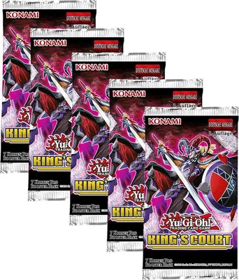 Produktbild von Yugioh - King's Court - 5 Booster - Deutsch - 1. Auflage