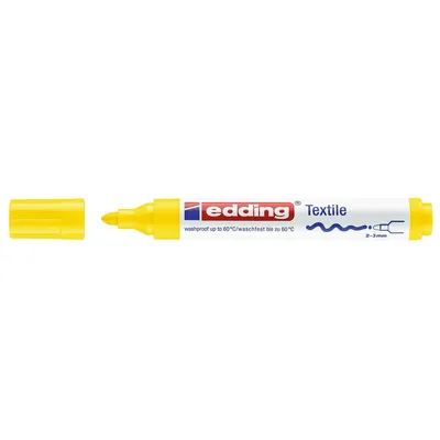 Produktbild von Edding 4500, 1 Stück(e), Gelb, Rundspitze, 2 mm, 3 mm, 138 mm