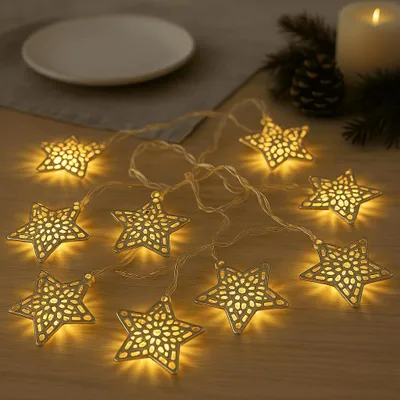 Produktbild von LED Lichterkette Eule Weihnachten Weihnachtsdeko Weihnachtsbeleuchtung Deko