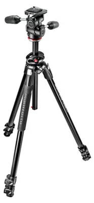 Immagine prodotto di Kit treppiede MANFROTTO MK290DUA3-3W 290 Dual 90° + testa a sfera MH804-3W