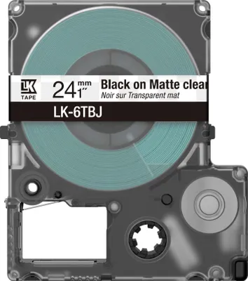 Image de Epson LK-6TBJ Noir, Transparent