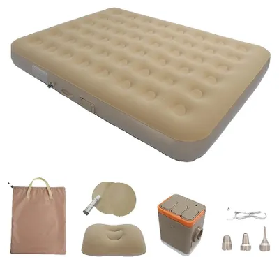 Produktbild von Aufblasbares Campingbett, integrierte elektrische Pumpe, tragbares Design, L