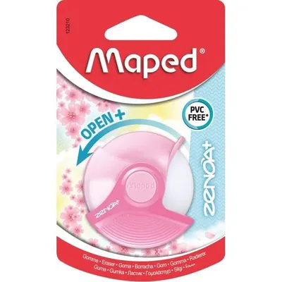 Produktbild von Maped Zenoa Plus, Gummi, Blau, Pink, Sichtverpackung, 1 Stück(e), PVC