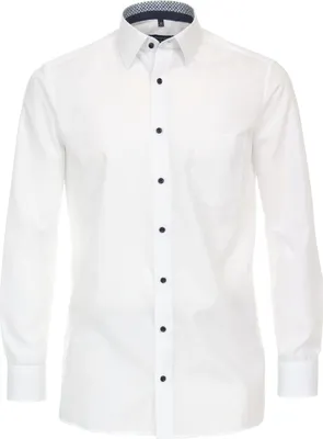 Produktbild von CASAMODA Herren Businesshemd Langarm Kent Comfort-Fit Weiß 53