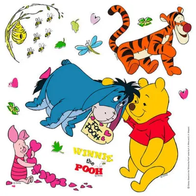 Produktbild von Disney Aufkleber 30X30 Cm./1 Stück Teddybär