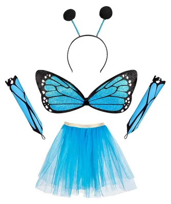 Produktbild von Verkleedset Vlinder Blauw