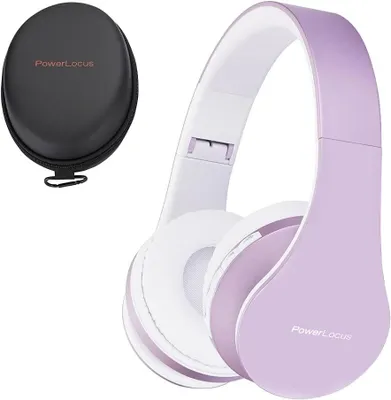 Produktbild von Wireless Bluetooth Kopfhörer Faltbar Kabellose On Ear Ohrhörer Headset Aux-Unterstützung mit Mikrofon Freiscprechfunktion für iPhone, Android, PC