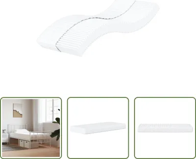 Zdjęcie produktu dla The Living Store Materac piankowy biały 100x200 cm stopień twardości H2 H3