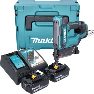 Produktbild von Makita DPT 353 RGJ Akku Stiftnagler 18 V 15 - 35 mm + 2x Akku 6,0 Ah + Ladegerät + Makpac