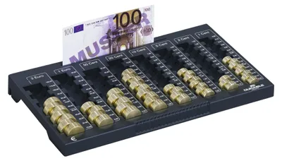 Immagine prodotto di DURABLE Vassoio portamonete €UROBOARD® L, Grigio, 178058