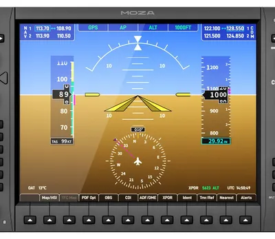 Immagine prodotto di Moza Racing MGX1000 Instrument Panel Flight instrument panel