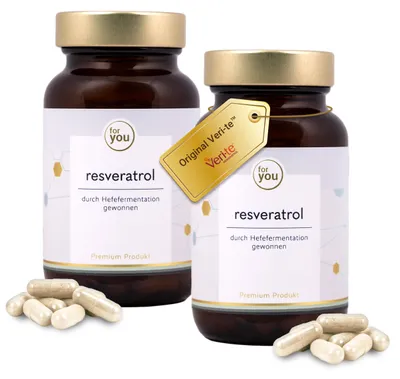 Produktbild von for you resveratrol Doppelpack