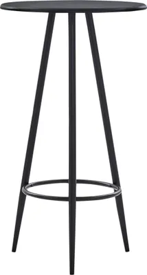 Image de Table de bar Noir 60x107,5 cm MDF