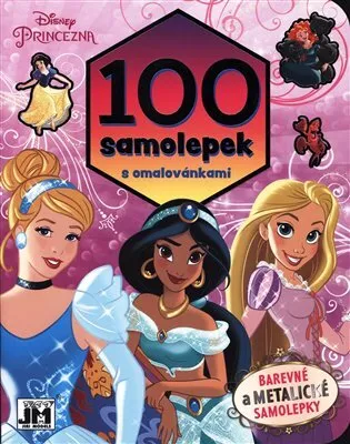 Obrázek produktu pro 100 samolepek s omalovánkami - Disney Princezny