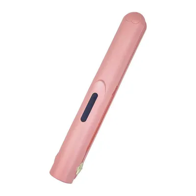 Image de AIORBER Lisseur sans fil 2 en 1, Mini fer à lisser & à boucler, Chauffage rapide, USB, Rechargeable, Rose