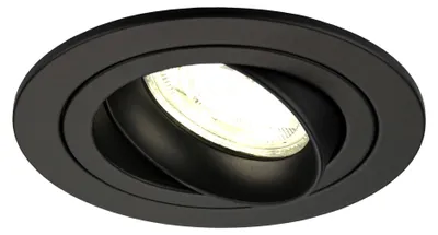 Produktbild von Ledvion LED Einbaustrahler Rund Schwarz 3W dimmbar Neutralweiss