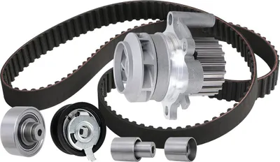 Produktbild von RIDEX 3096W0510 Zahnriemensatz + Wasserpumpe für VW Golf IV Schrägheck (1J1) Golf IV Variant (1J5) für AUDI A3 Schrägheck (8L1) für SEAT für SKODA