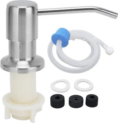 Produktbild von Seifenpumpenkopf-Set, Küchenspüle aus Edelstahl 304, integrierter Flüssigkeitsspender mit Verlängerungsrohr