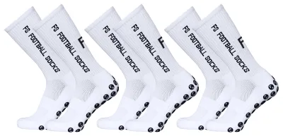 Obrázok produktu pre 3 páry outdoorových športových ponožiek, elastické ponožky, športové futbalové ponožky, protisklzové ponožky s úchytmi