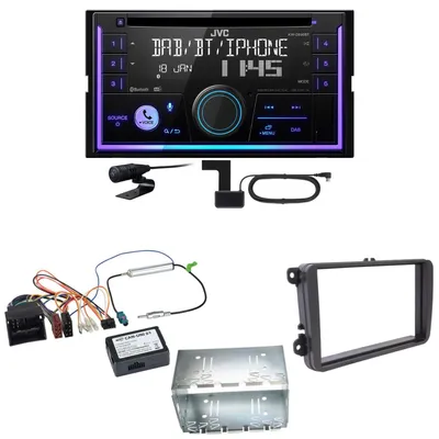 Produktbild von JVC KW-DB95BT Bluetooth Digitalradio USB CD Einbauset für T6 Sharan 2 Beetle