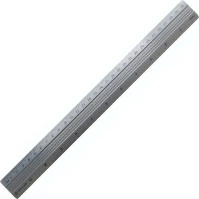 Produktbild von Aluminium-Metall-Lineal 30 cm Shan