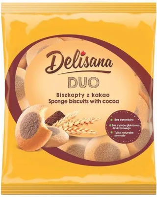 Zdjęcie produktu dla Delisana Biszkopty Duo 230G