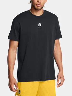 Produktbild von Under Armour Curry Heavyweight Logo T-Shirt für Herren 1387107-001__XXL