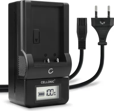 Image de CELLONIC Chargeur pour appareil photo , Alimentation Batterie , Câble Charge rapide, Adaptateur Secteur