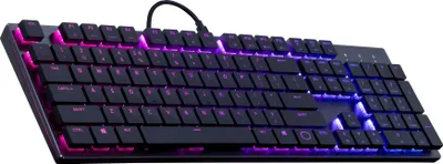 Produktbild von Cooler Master Gaming SK650 - Štandardný - USB - Mechanický spínač - QWERTY - RGB LED - čierny