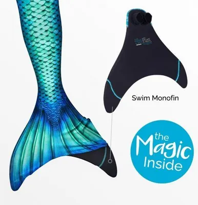 Zdjęcie produktu dla Kostium syrenki AQUAMARINE z płetwą