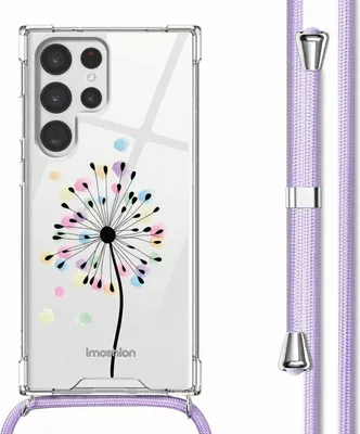 Produktbild von imoshion Design Hülle mit Band Samsung Galaxy S22 Ultra - Sandstone Dandelion