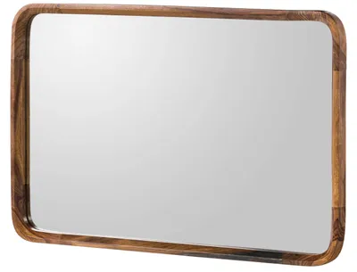 Immagine prodotto di MASSIVMOEBEL24 | MAILAND #240 Specchio in legno di sheesham - laccato / marrone scuro 60x2x90