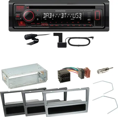 Produktbild von Kenwood KDC-BT450DAB Bluetooth Einbauset für Opel Omega B Meriva A Agila Vivaro
