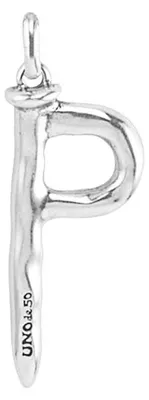 Immagine prodotto di Ciondolo UNOde50, collezione UNOde50, argento sterling, lettera P