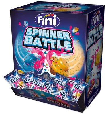 Image de Écran complet de 200x, finition "Bubble Gum", spinner pour combats, avec cœur liquide