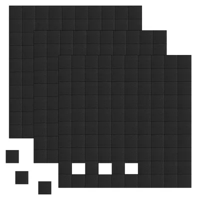 Produktbild von 300 selbstklebende Magnete, selbstklebende Magnetscheiben (10 x 10 mm), flache Magnetstreifen, selbstklebende Magnete für Schule, Büro, Kühlschrank und Whiteboard