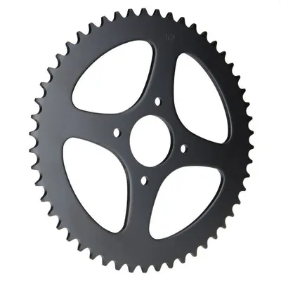 Productafbeelding van Kettingtandwiel, 52 tanden, 415 deling, type 0268, zwart, geschikt voor Hercules Prima M 2, 3, 4, 5, 6, Optima Jogging, HR MX1, P 1, 3, MF4, MP 2, 4