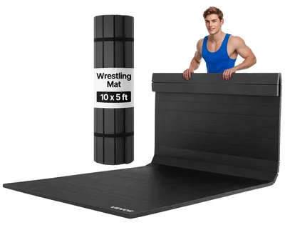 Obrázek produktu pro VEVOR podložka pro bojová umění 3 x 1,5 m pro cvičení v domácí tělocvičně, voděodolná rolovací tréninková podložka fitness podložka pro gymnastiku tatami jiu-jitsu MMA judo box, sportovní podložka jóga černá