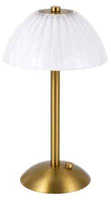 Obrázek produktu pro Verk 12432 LED stolní lampa bezdrátová, 800 mAh, USB-C, 3 barvy světla, zlatá