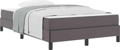 Immagine prodotto di Struttura del letto con materasso Grigio 120 x 190 cm Tessuto