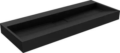 Obrázok produktu pre Mexen Ava umývadlo na dosku z konglomerátu B/O 120 x 46 cm, Čierna - 23011270