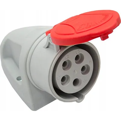 Obrázok produktu pre Zásuvka na stenu 380V ELEKTROMET GSM-32A/5