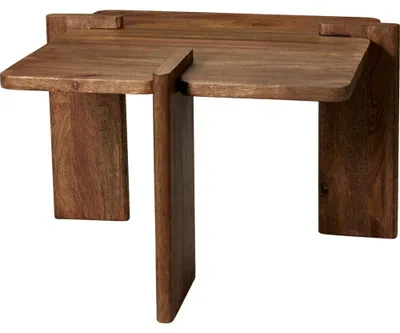 Produktbild von Klapptisch Mangoholz Höhe 35 cm braun