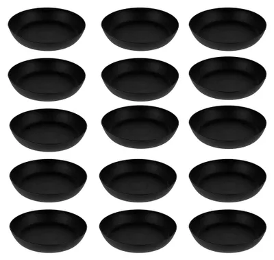 Produktbild von 30 Kunststoff Pflanzenuntersetzer Rund 11 cm, Blumentopf Tabletts für Innen und Außen