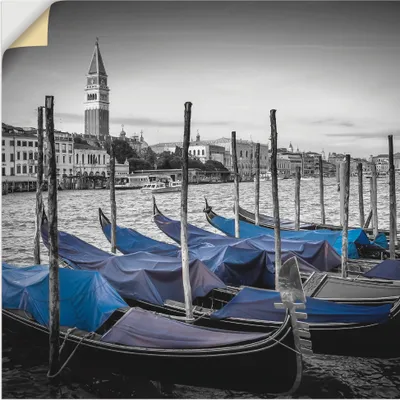 Produktbild von ARTland Wandbild, selbstklebend Venedig Canal Grande & Markusturm I Größe: 50x50 cm