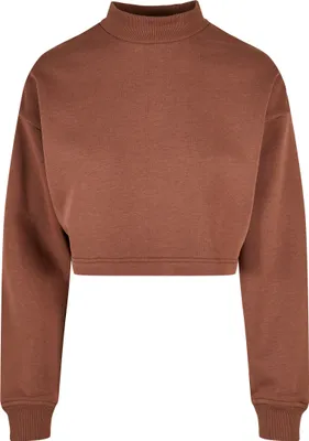 Produktbild von TB4560 - Ladies Cropped Oversized Sweat High Neck Crew bark XL